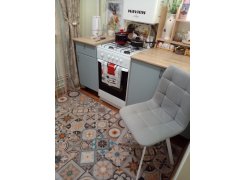 Стул на металлокаркасе Чилли синяя ткань / белый фото покупателя 322