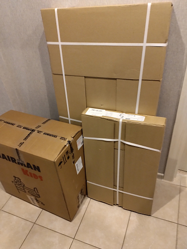 Стол компьютерный КСТ-16 бетон / белый фото покупателя 137