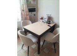 Стул на металлокаркасе Gabi 1 gray / black фото покупателя 234