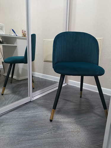 Стул на металлокаркасе Gabi gray / black фото покупателя 717