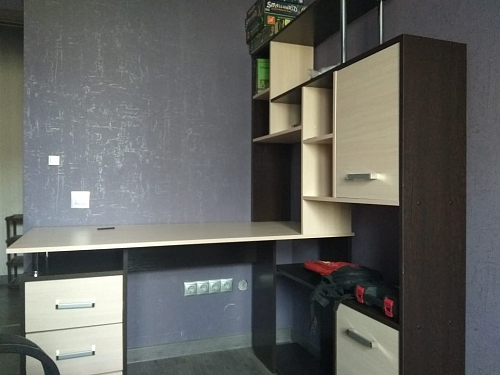 Компьютерный стол КС15 венге / дуб молочный левый фото покупателя 29