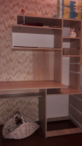 Стол компьютерный Джаз-17 белый правый фото покупателя 60