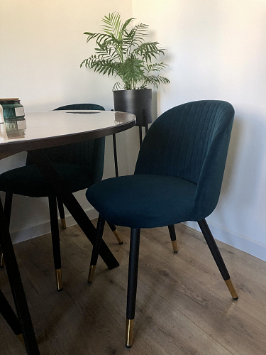 Стул на металлокаркасе Gabi wine red / black фото покупателя 864