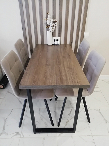 Стул на металлокаркасе Чилли черный / зеленый фото покупателя 1344