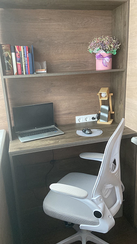 Компьютерное кресло Konfi gray / blue / white фото покупателя 226