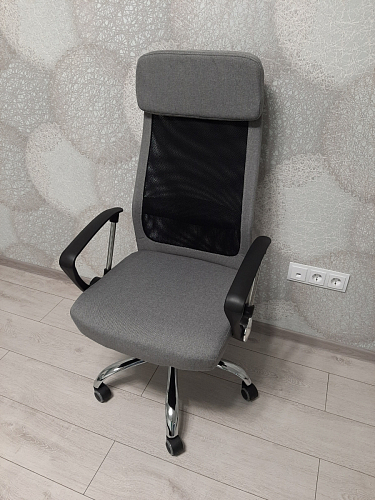 Компьютерное кресло Profit серое / черное фото покупателя 14