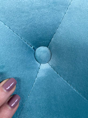 Стул Amelia white / fabric tiffany фото покупателя 18