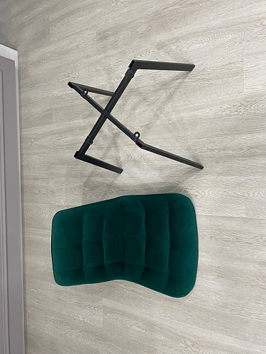 Стул на металлокаркасе Челси велюр коричневый / черный каркас фото покупателя 189