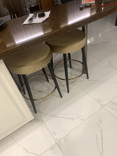 Барный стул Plato dark beige фото покупателя 12