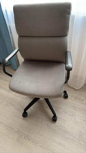 Компьютерное кресло Benefit/Бенефит флок бежевый 7 фото покупателя 48