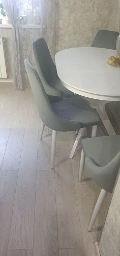 Стул на металлокаркасе Kora black / gray фото покупателя 74