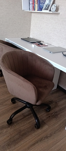 Компьютерное кресло Тибо сиреневый фото покупателя 156