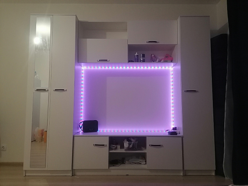 Готовая гостиная Бертелена дуб крафт серый / серый графит фото покупателя 14