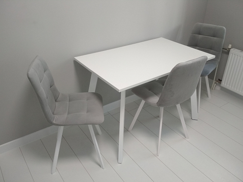 Комплект стульев Чилли 2 шт бежевый / черный фото покупателя 1278