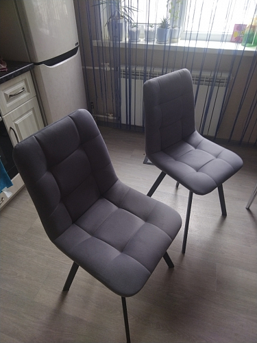 Стул Чилли 2 темно-серый  / черный фото покупателя 1044