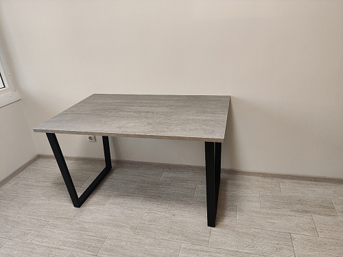 Деревянный стол Лота Лофт 120х75 белый матовый / дуб крафт золотой фото покупателя 448