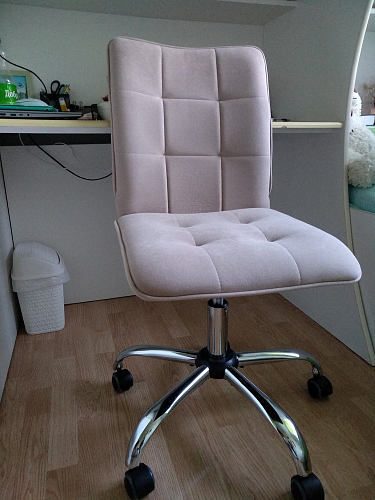 Компьютерное кресло One/Ван флок серый 29 фото покупателя 26