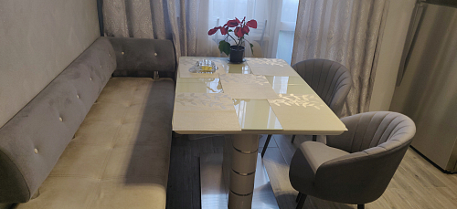 Стул на металлокаркасе Бэнбу 05 velutto 05 / черный фото покупателя 9