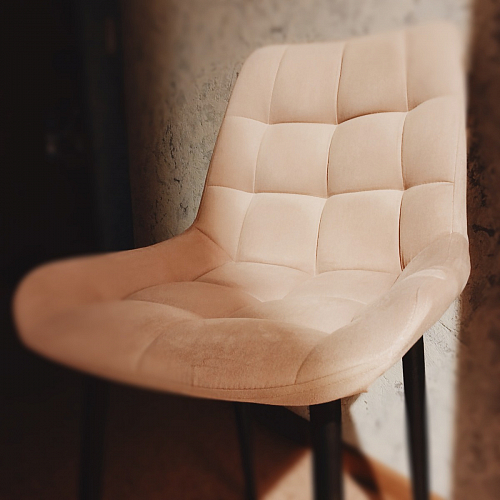 Стул на металлокаркасе Челси светло-серый / белый каркас фото покупателя 26