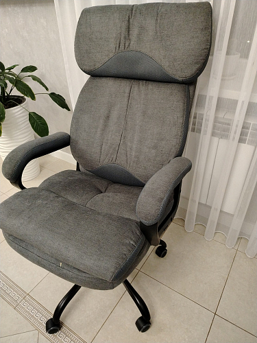 Компьютерное кресло Duke metal BL/Дюк МеталБл серый фото покупателя 3