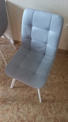 Стул на металлокаркасе Чилли зеленый / черный фото покупателя 1104