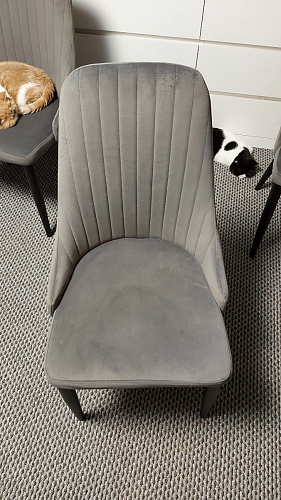 Стул на металлокаркасе Kora black / gray фото покупателя 233