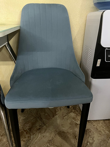 Стул на металлокаркасе Kora dark gray / black фото покупателя 246