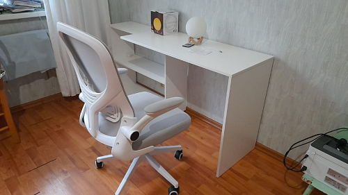 Компьютерное кресло Konfi light gray / white фото покупателя 213