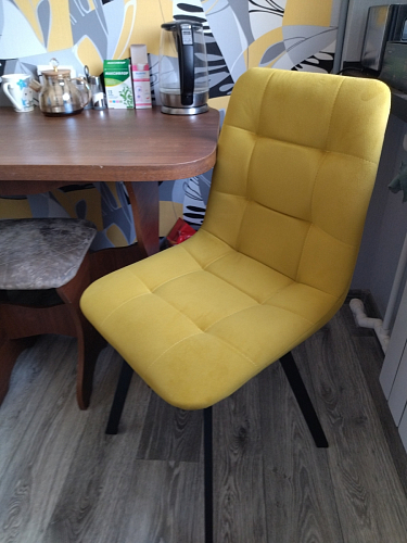 Стул на металлокаркасе Чилли зеленый / белый каркас фото покупателя 475