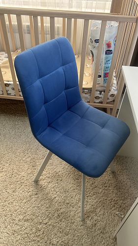 Стул на металлокаркасе Чилли зеленый / белый каркас фото покупателя 259