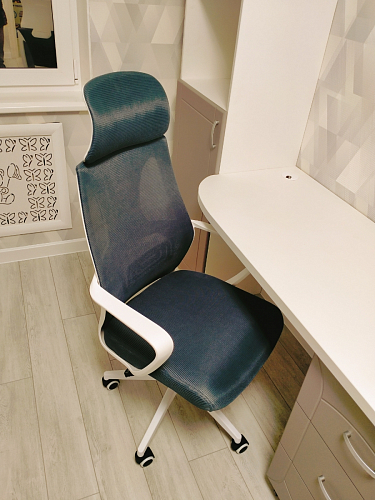 Компьютерное кресло Golem dark gray / white фото покупателя 42