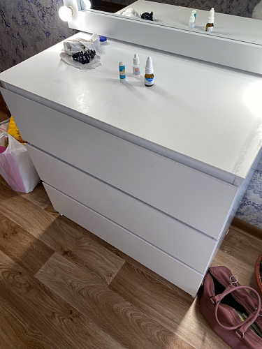 Комод Т-4р дуб сонома / белый фото покупателя 15