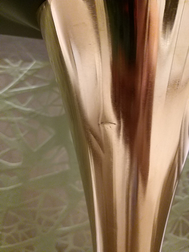 Деревянный стол Dorian 70x75 бежевый / золотой фото покупателя 24