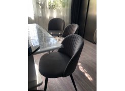 Стул на металлокаркасе Gabi blue / black фото покупателя 620