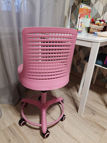 Компьютерное кресло Kiddy салатовое ткань (сетка) фото покупателя 18