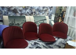 Стул на металлокаркасе Gabi 1 light purple / black фото покупателя 112