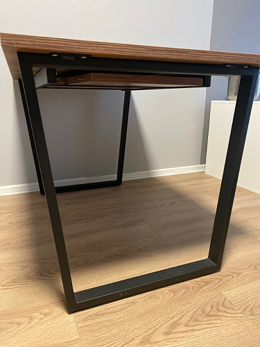 Деревянный стол Лота Лофт 140х80 белый матовый / бетон светлый фото покупателя 264