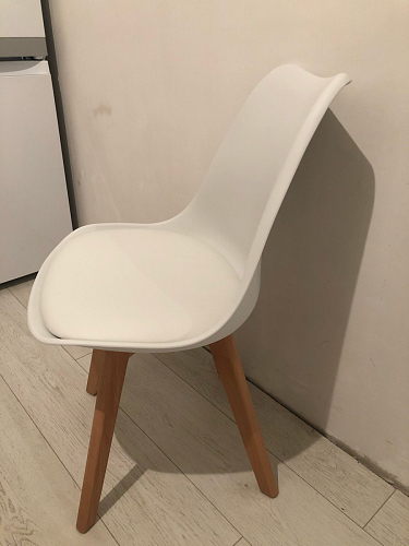 Деревянный стул Bonuss темно-серый / черное сидение / черный фото покупателя 65