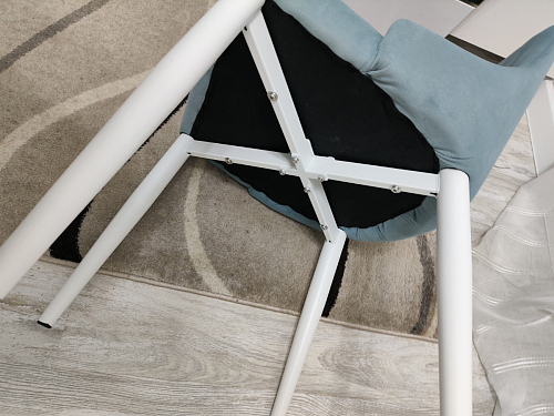 Стул на металлокаркасе Kora dark gray / black фото покупателя 417