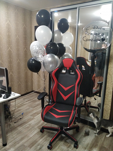 Компьютерное кресло Racer черное / красное фото покупателя 45