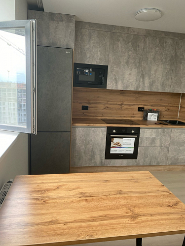 Деревянный стол Лота Лофт 120х75 белый матовый / дуб крафт золотой фото покупателя 817