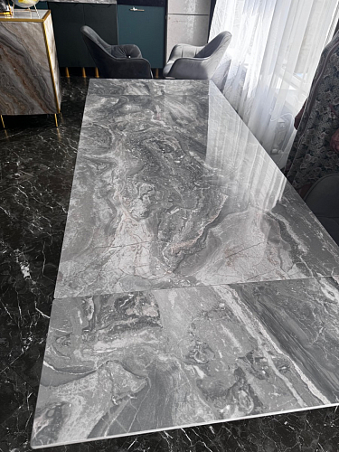 Керамический стол Ливи 140(200)х80х78 patagonia bronze / черный фото покупателя 6