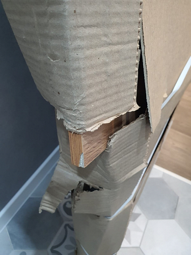 Письменный стол Битти Лофт 116х60х75 дуб вотан / черный матовый фото покупателя 76