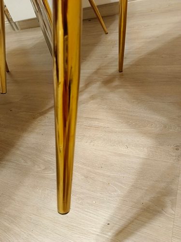 Стул на металлокаркасе Dabl 01 champagne / gold фото покупателя 82