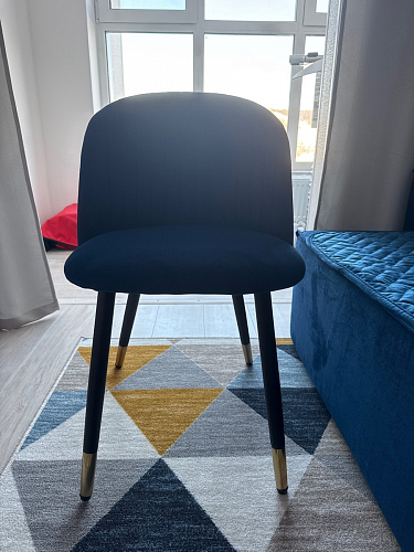 Стул на металлокаркасе Gabi latte / gold / black фото покупателя 547