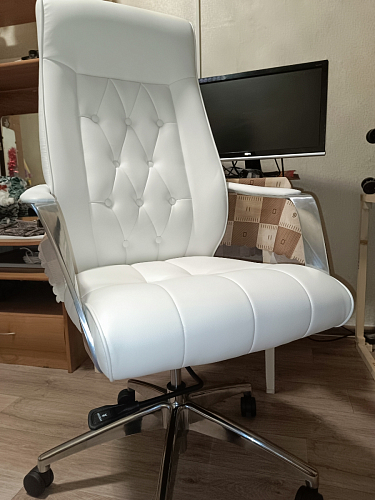 Компьютерное кресло Sarabi белое фото покупателя 12