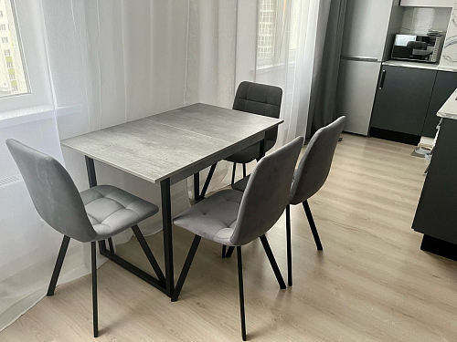 Стул на металлокаркасе Чилли бежевый / белый каркас фото покупателя 773