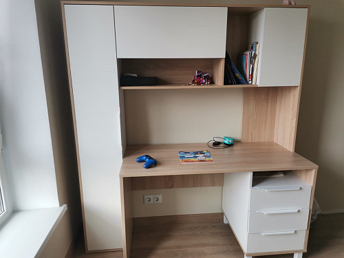 Компьютерный стол Комфорт 12.95 N дуб сонома / темно-серый фото покупателя 22