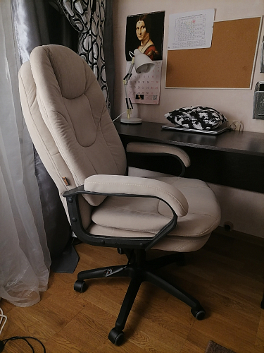 Компьютерное кресло Comfort Lux/Комфорт Люкс черный фото покупателя 80