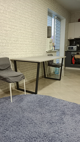 Стол раскладной Лота Лофт 120 25 мм юта / черный матовый фото покупателя 968